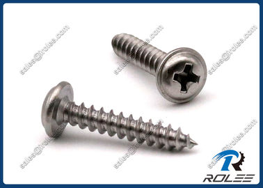 China 304/316/410/18-8 Stainless Steel Slotted Oval Head Sheet Metal Screw supplier
