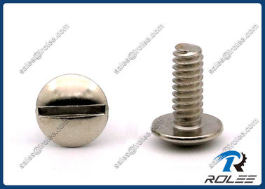 China 18-8 / 304 / 316 Stainless Steel Slotted Truss Head Machine Screws supplier