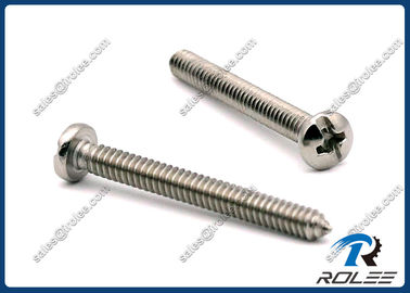 China Stainless Steel Philips Slotted Combo Pan Head Machine Screws, Type &quot;CA&quot; supplier