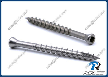 China 304/305/316 Stainless Steel Square Drive Trim Head Deck Screw Type 17 supplier