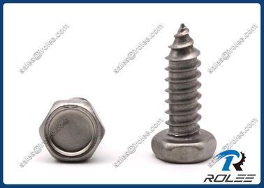 China 304/316/18-8 Stainless Steel Indented Hex Head Self-tapping Sheet Metal Screws supplier