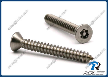 China Stainless Steel Flat Head Torx Tamper Proof Self Tapping Security Screw supplier