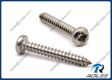 China 304/316/18-8 Stainless Steel Pozi Pan Head Self Tapping Screws supplier
