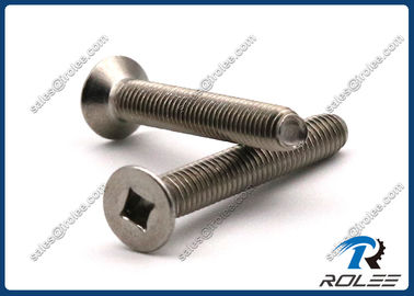 China 304/316/410 Stainless Square Countersunk Head Trilobular Thread Forming Screws supplier