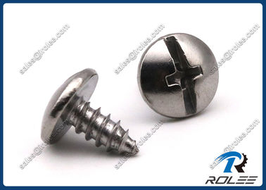 China Stainless Steel Philips Slotted Combo Drive Truss Head Self Tapping Screws supplier