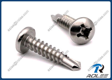 China 304/316/410/18-8 Stainless Steel Philips Pan Head Self-drilling Tek Screws supplier