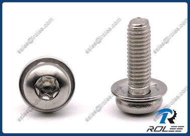 China 304/316 Stainless Steel Torx Pan Head SEMS Machine Screw with Washer supplier