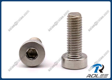 China 18-8/304/316 Stainless Steel Low Profile Socket Head Cap Screws supplier