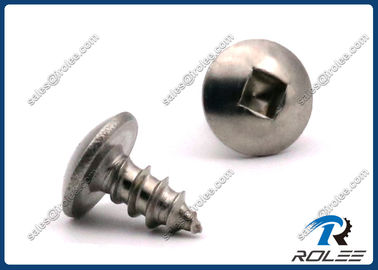 China 18-8 / 410 Stainless Robertson Square Drive Truss Head Sheet Metal Screws supplier
