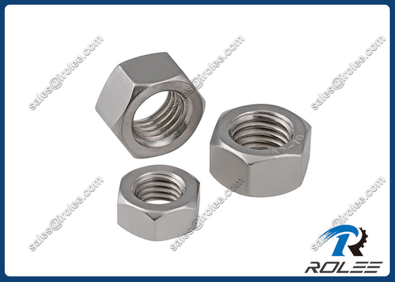 China 304/316/A2-70/A4-80 Stainless Steel Left-hand DIN934 Metric Hex Nut supplier