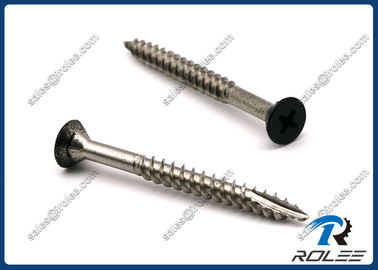 China 316L Stainless Steel Philips Flat Painted Head Deck Screw Type 17 supplier