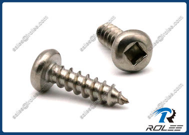 China 304/18-8/316 Stainless Steel Square Drive Pan Head Sheet Metal Screw supplier