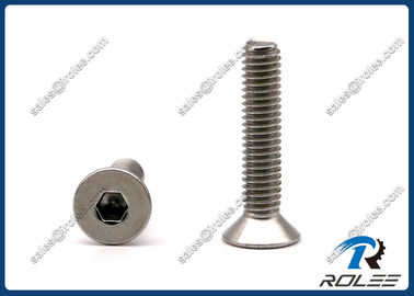 China M3-0.5 x 10mm DIN 7991 Stainless Steel 316 Flat Head Allen Socket Cap Screw supplier