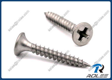 China Philips Bugle Head Fine Thread Stainless Steel Drywall Screw, SUS 304/316/410 supplier