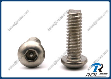 China 18-8/304/316 Stainless Steel Button Head Pin-in Hex Tamper Proof Security Screws supplier