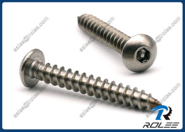 China 18-8/316 Stainless Steel Button Head Pin-in Hex Tamper Proof Self Tapping Screws supplier