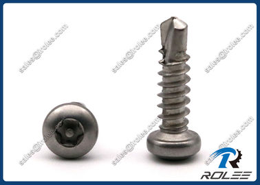 China 18-8/316/410 Stainless Steel Pan Head Torx Tamper Proof Self Drilling Screws supplier