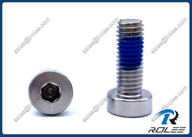 China Nylon Patch Self Locking Screw, Low Profile Socket Cap Head, Stainless 304/316 supplier