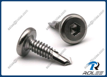 China 304/316/410/18-8 Stainless Steel Hex Socket Pan Head Self Drilling Screws supplier