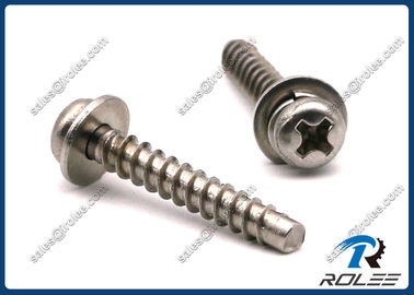 China 304/316 Stainless Philips Pan Head Trilobular Thread-rolling Screw for Plastics supplier