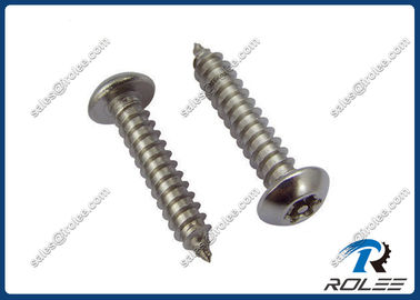 China 18-8/304/A2 Stainless Button Head Pin Torx Self-Tapping Tamper Resistant Screws supplier