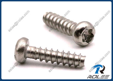 China 316 Stainless Steel Torx Round Head PT Thread Forming Screw for Plastics supplier