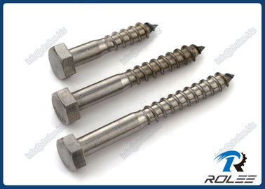 China 304/A2/Stainless Steel DIN 571 Hex Wood Screw / Lag Screw supplier