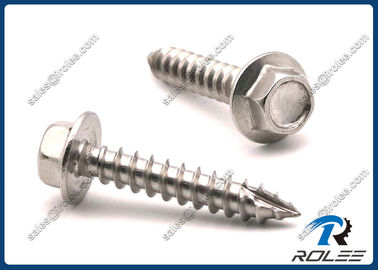 China 304/316 Stainless Hex Flange Head Self-drilling Roofing Screw, Sheet to Timber supplier